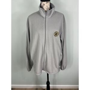 Antigua Boston Bruins Gray Zip Up turtleneck jacket